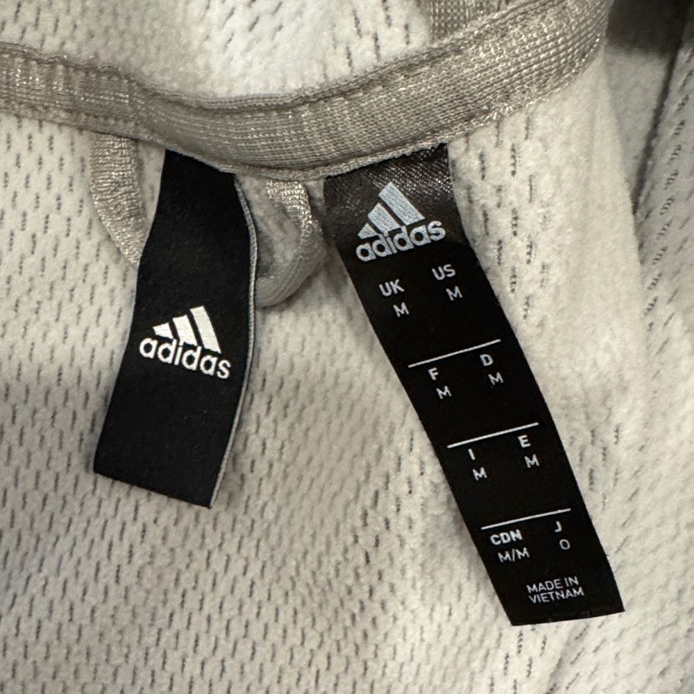 Adidas Men’s Light Gray Jacket - Picture 2 of 2